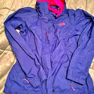 The North Face Hyvent rain coat